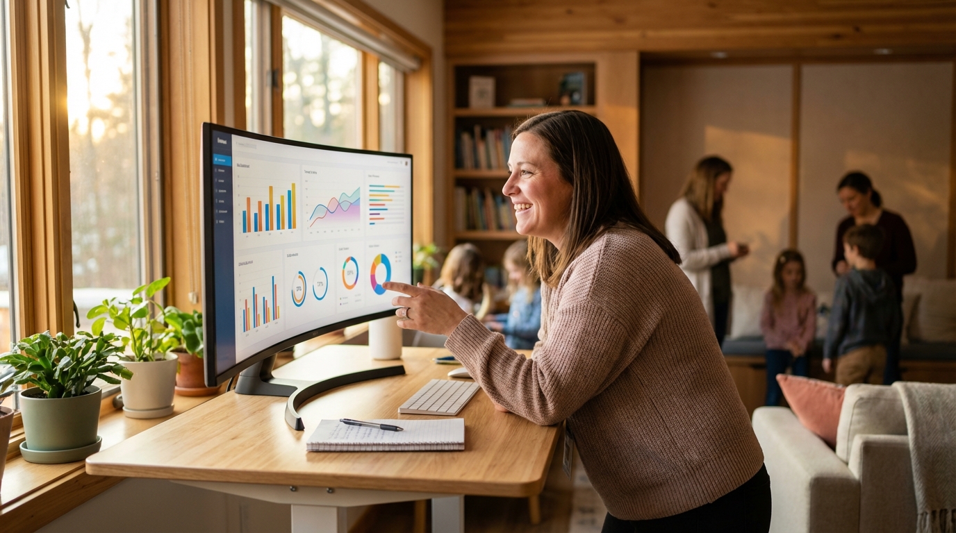 Advanced Reports & Analytics feature illustration